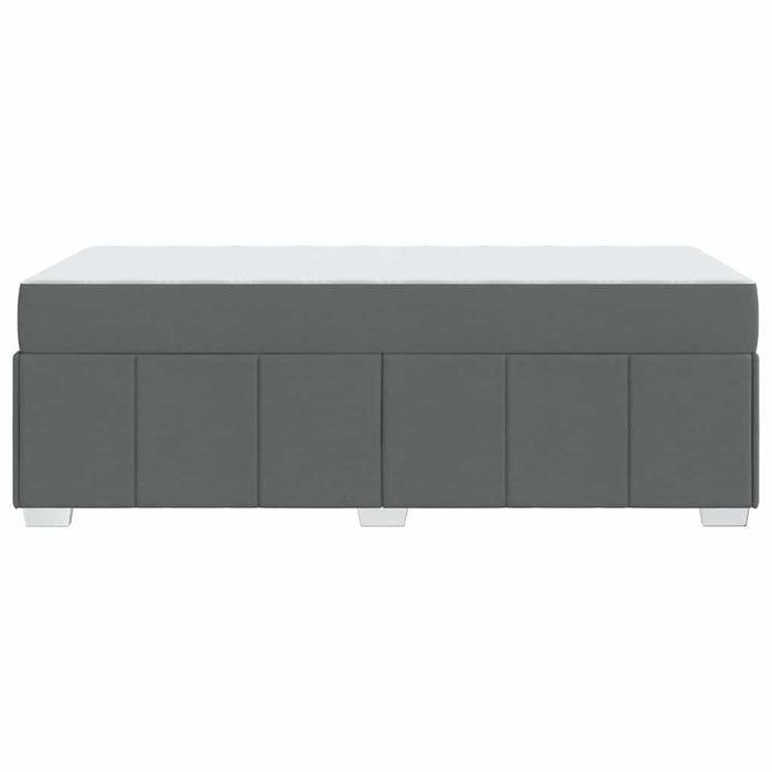 vidaXL Struttura del letto Grigio scuro 120 x 190 cm Tessuto