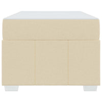 Struttura del letto con materasso Crema 120 x 190 cm Tessuto 3398277