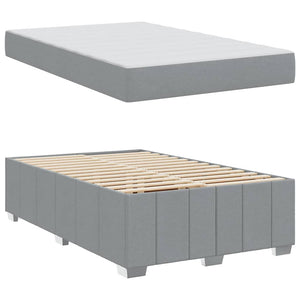 vidaXL Struttura del letto Grigio chiaro 120 x 200 cm Tessuto