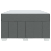 vidaXL Struttura del letto Grigio scuro 120 x 200 cm Tessuto