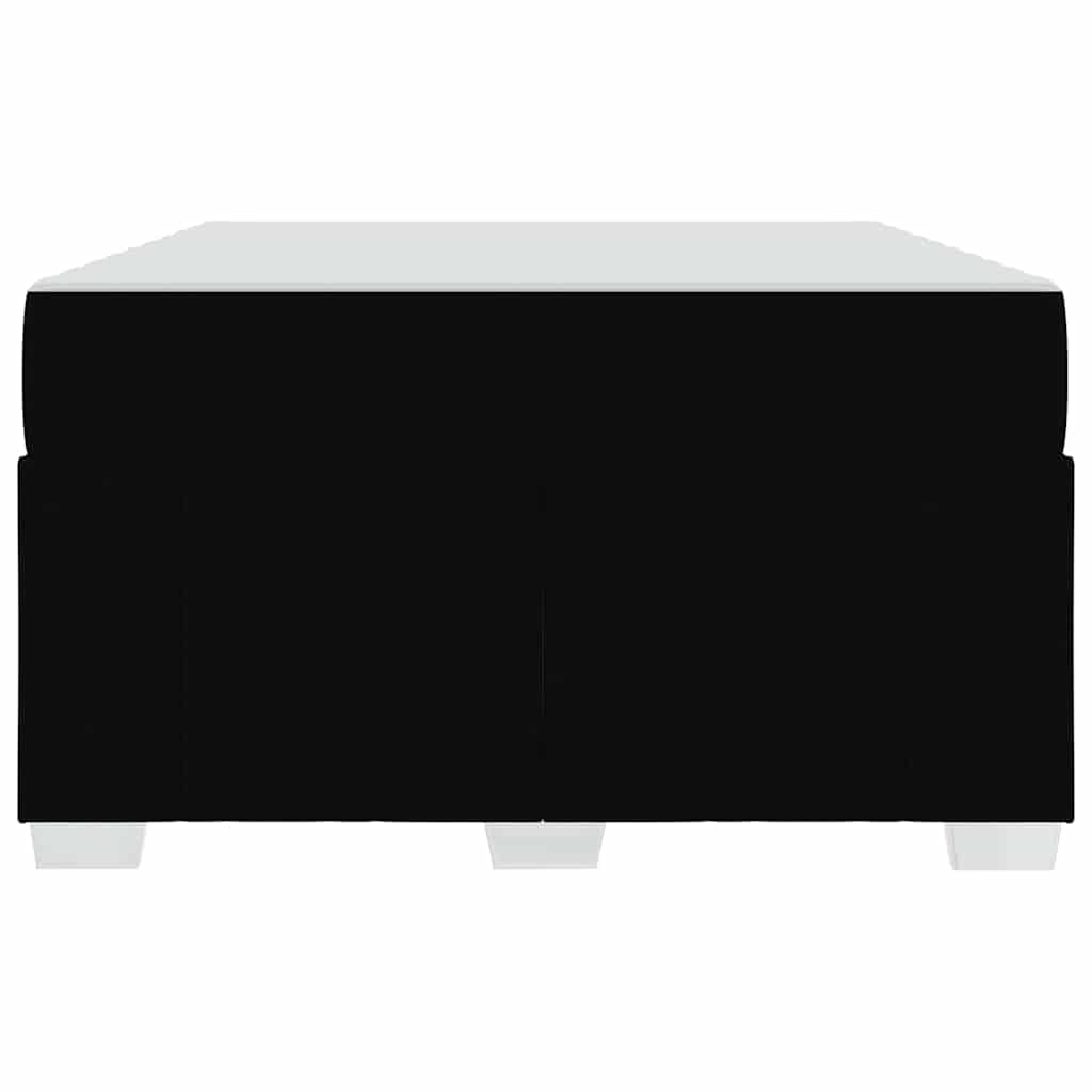 vidaXL Struttura del letto con materasso Nero 120 x 200 cm Tessuto