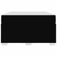 vidaXL Struttura del letto con materasso Nero 120 x 200 cm Tessuto