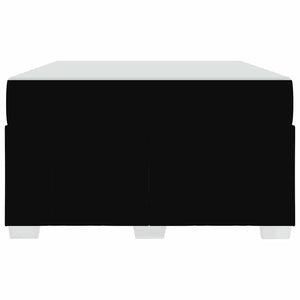 vidaXL Struttura del letto con materasso Nero 120 x 200 cm Tessuto