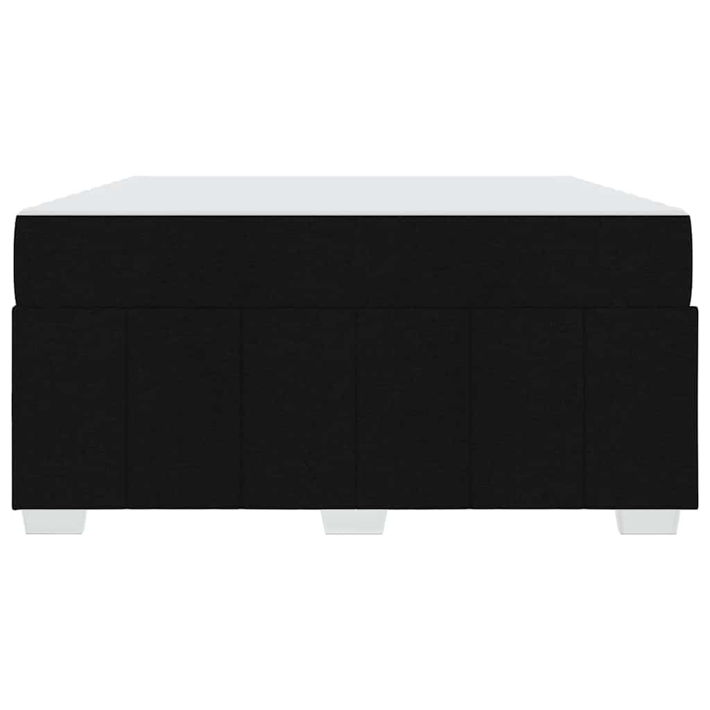 vidaXL Struttura del letto con materasso Nero 140 x 200 cm Tessuto