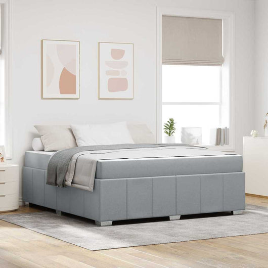 vidaXL Struttura del letto Grigio chiaro 180 x 200 cm Tessuto