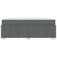 vidaXL Struttura del letto Grigio scuro 180 x 200 cm Tessuto
