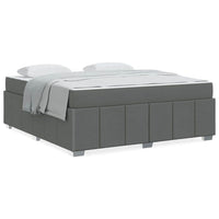 vidaXL Struttura del letto Grigio scuro 180 x 200 cm Tessuto