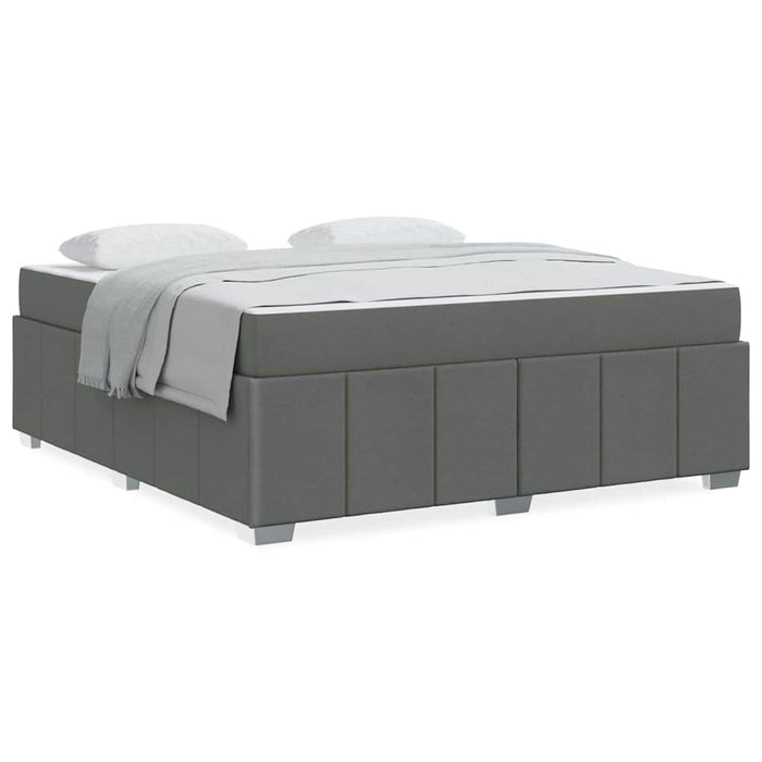 vidaXL Struttura del letto Grigio scuro 180 x 200 cm Tessuto