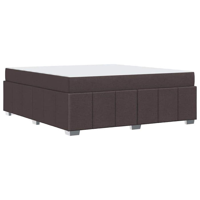 vidaXL Struttura del letto Marrone scuro 180 x 200 cm Tessuto