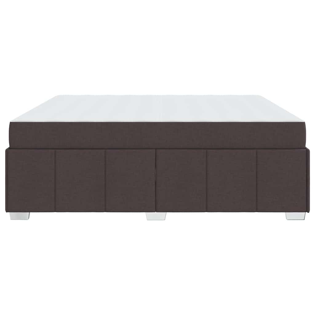 vidaXL Struttura del letto Marrone scuro 180 x 200 cm Tessuto