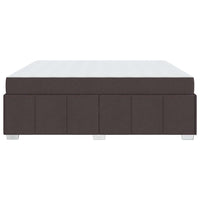 vidaXL Struttura del letto Marrone scuro 180 x 200 cm Tessuto
