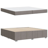 vidaXL Struttura del letto con materasso Talpa 200 x 200 cm Tessuto