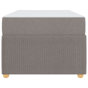 vidaXL Struttura letto con materasso Talpa 90 x 200 cm Tessuto