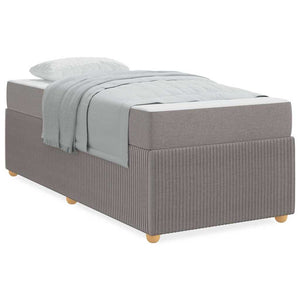 vidaXL Struttura letto con materasso Talpa 90 x 200 cm Tessuto