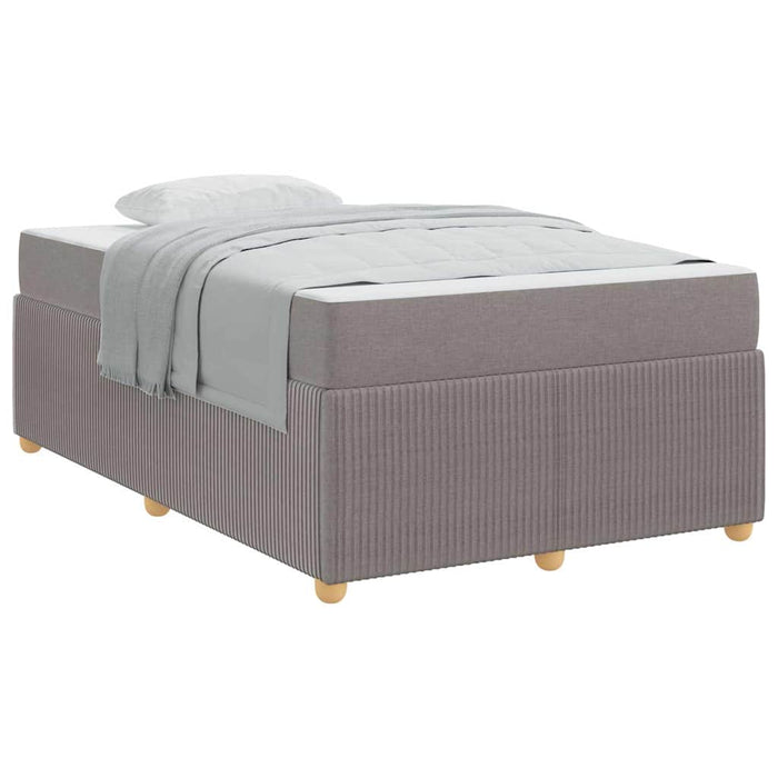 vidaXL Struttura letto con materasso Talpa 120 x 190 cm Tessuto