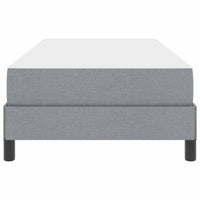 Letto a molle con materasso-Struttura Letto con Materasso Grigio chiaro 90 x 190 cm Tessuto 786538