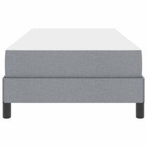 Letto a molle con materasso-Struttura Letto con Materasso Grigio chiaro 90 x 190 cm Tessuto 786538