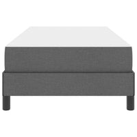 Letto a molle con materasso-Struttura Letto con Materasso Grigio scuro 90 x 190 cm Tessuto 676300