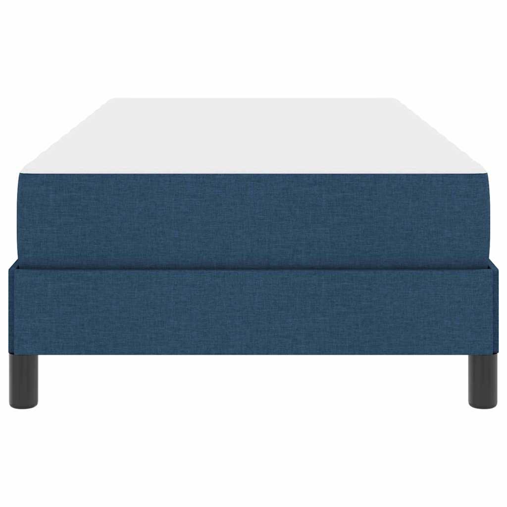 Letto a molle con materasso-Struttura Letto con Materasso Blu 90 x 200 cm Tessuto 543862