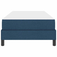 Letto a molle con materasso-Struttura Letto con Materasso Blu 100 x 200 cm Tessuto 709673