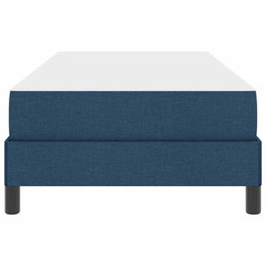 Letto a molle con materasso-Struttura Letto con Materasso Blu 100 x 200 cm Tessuto 709673