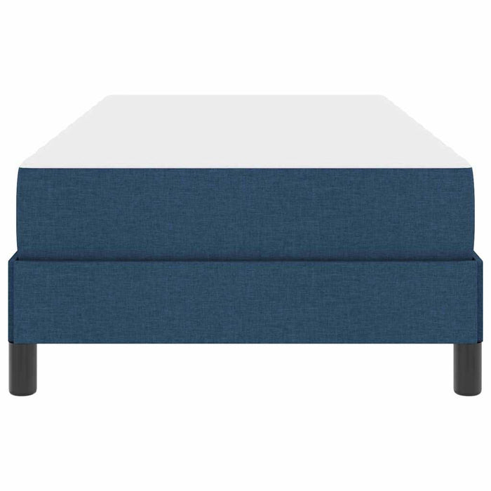 Letto a molle con materasso-Struttura Letto con Materasso Blu 100 x 200 cm Tessuto 709673