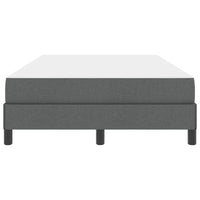 Letto a molle con materasso-Struttura Letto con Materasso Grigio scuro 120 x 200 cm Tessuto 153422