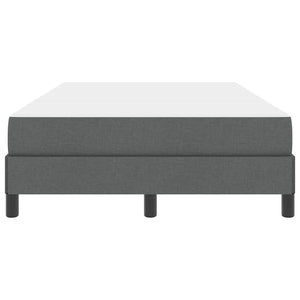 Letto a molle con materasso-Struttura Letto con Materasso Grigio scuro 120 x 200 cm Tessuto 153422