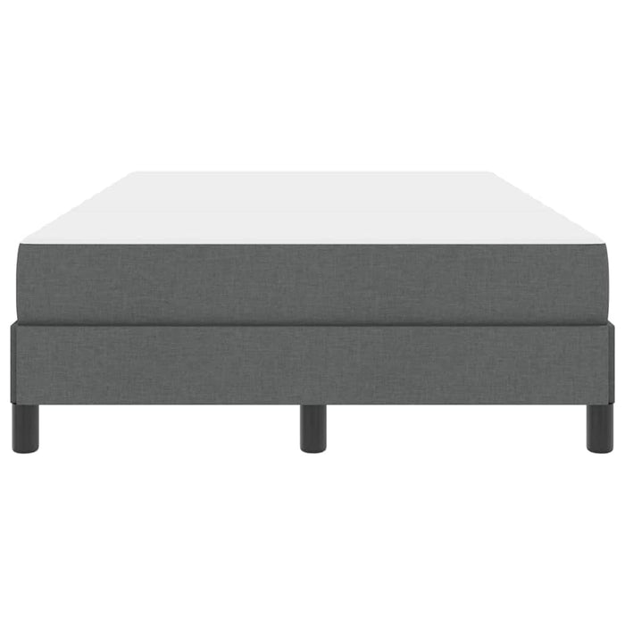 Letto a molle con materasso-Struttura Letto con Materasso Grigio scuro 120 x 200 cm Tessuto 153422