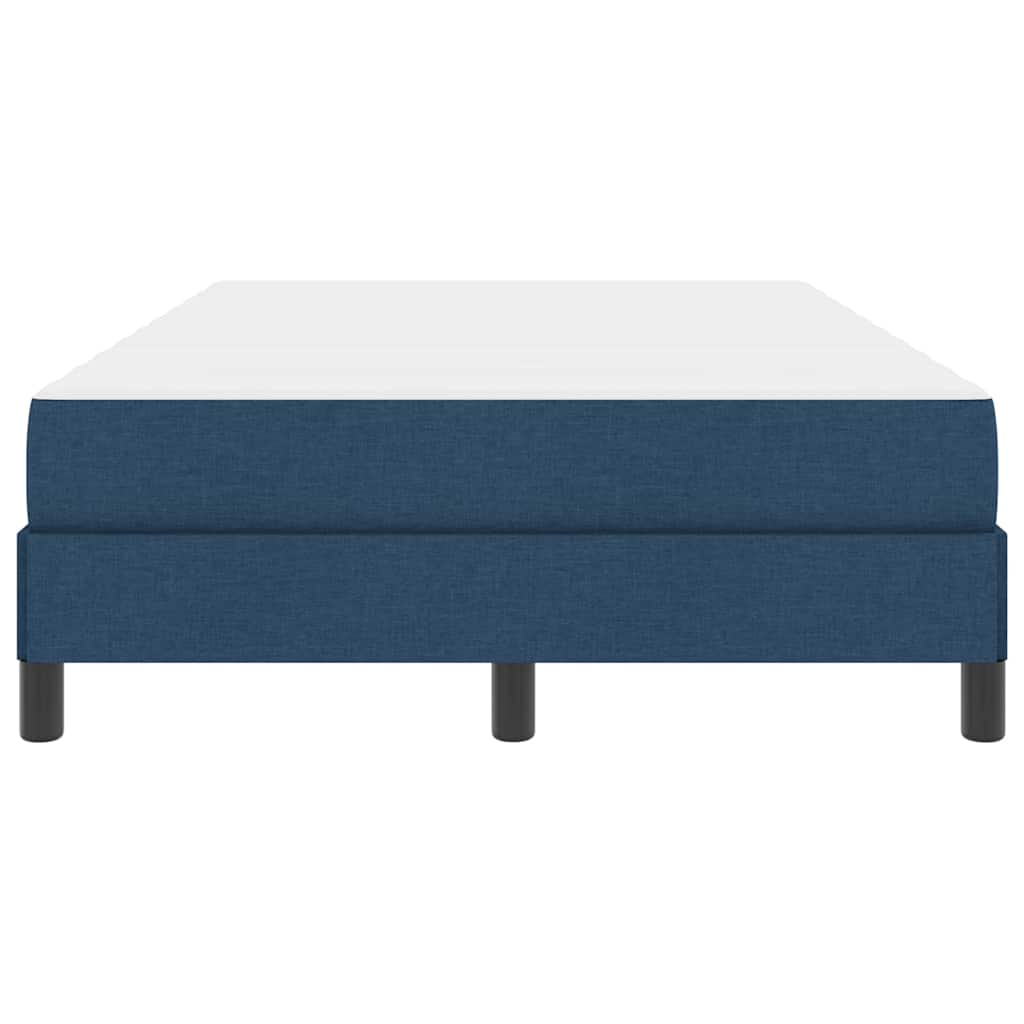 Letto a molle con materasso-Struttura Letto con Materasso Blu 120 x 200 cm Tessuto 413441