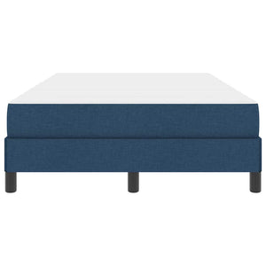 Letto a molle con materasso-Struttura Letto con Materasso Blu 120 x 200 cm Tessuto 413441