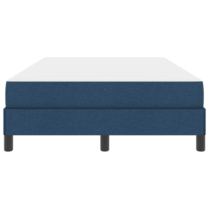 Letto a molle con materasso-Struttura Letto con Materasso Blu 120 x 200 cm Tessuto 413441