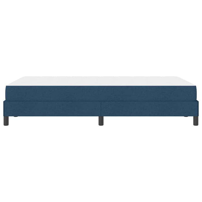 Letto a molle con materasso-Struttura Letto con Materasso Blu 120 x 200 cm Tessuto 413441