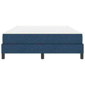 Letto a molle con materasso-Struttura Letto con Materasso Blu 140 x 190 cm Tessuto 808639