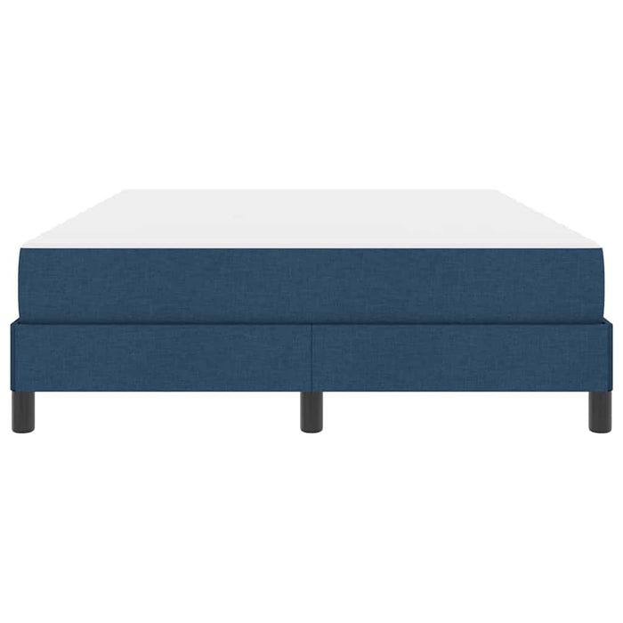 Letto a molle con materasso-Struttura Letto con Materasso Blu 140 x 190 cm Tessuto 808639