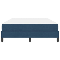 Letto a molle con materasso-Struttura Letto con Materasso Blu 140 x 200 cm Tessuto 730535