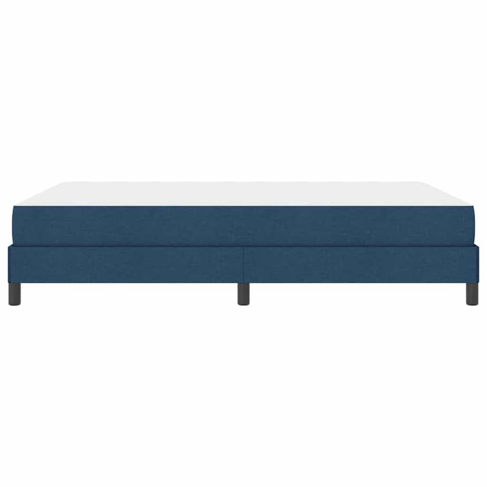 Letto a molle con materasso-Struttura Letto con Materasso Blu 140 x 200 cm Tessuto 730535