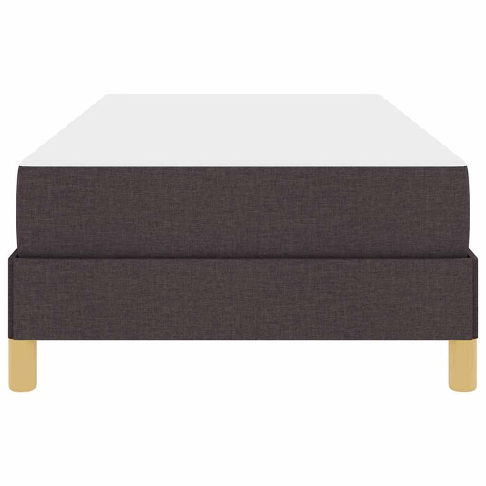Letto a molle Marrone Scuro 80 x 200 cm Tessuto 3398524