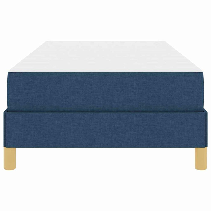Letto a molle con materasso-Struttura Letto con Materasso Blu 100 x 200 cm Tessuto 251144