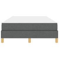 Letto a molle con materasso-Struttura Letto con Materasso Grigio scuro 120 x 190 cm Tessuto 889495