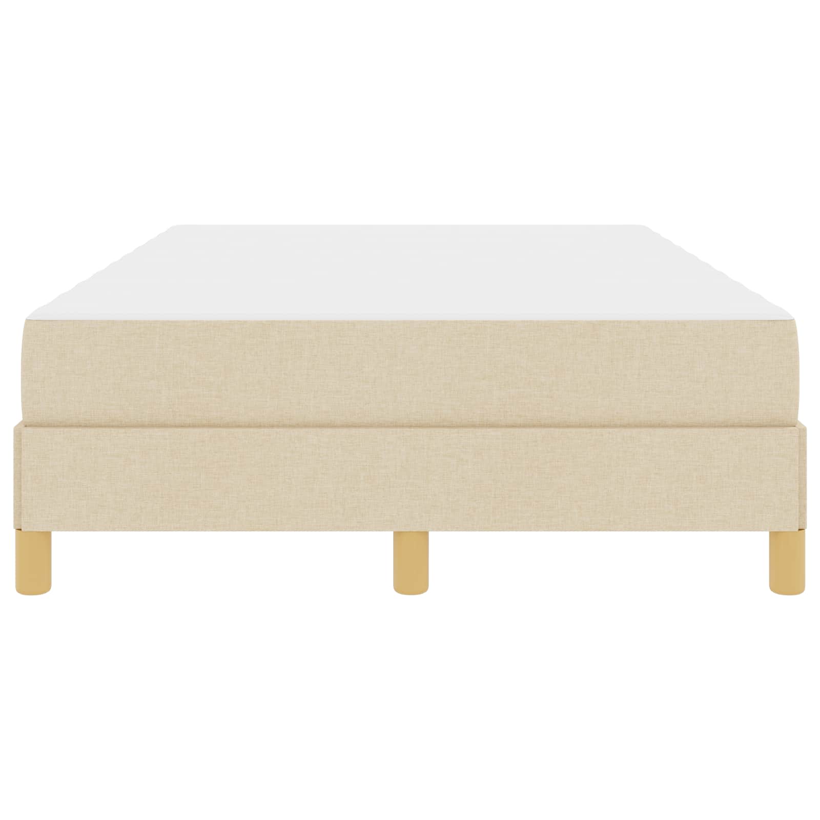 Letto a molle Crema 120 x 190 cm Tessuto 3398554