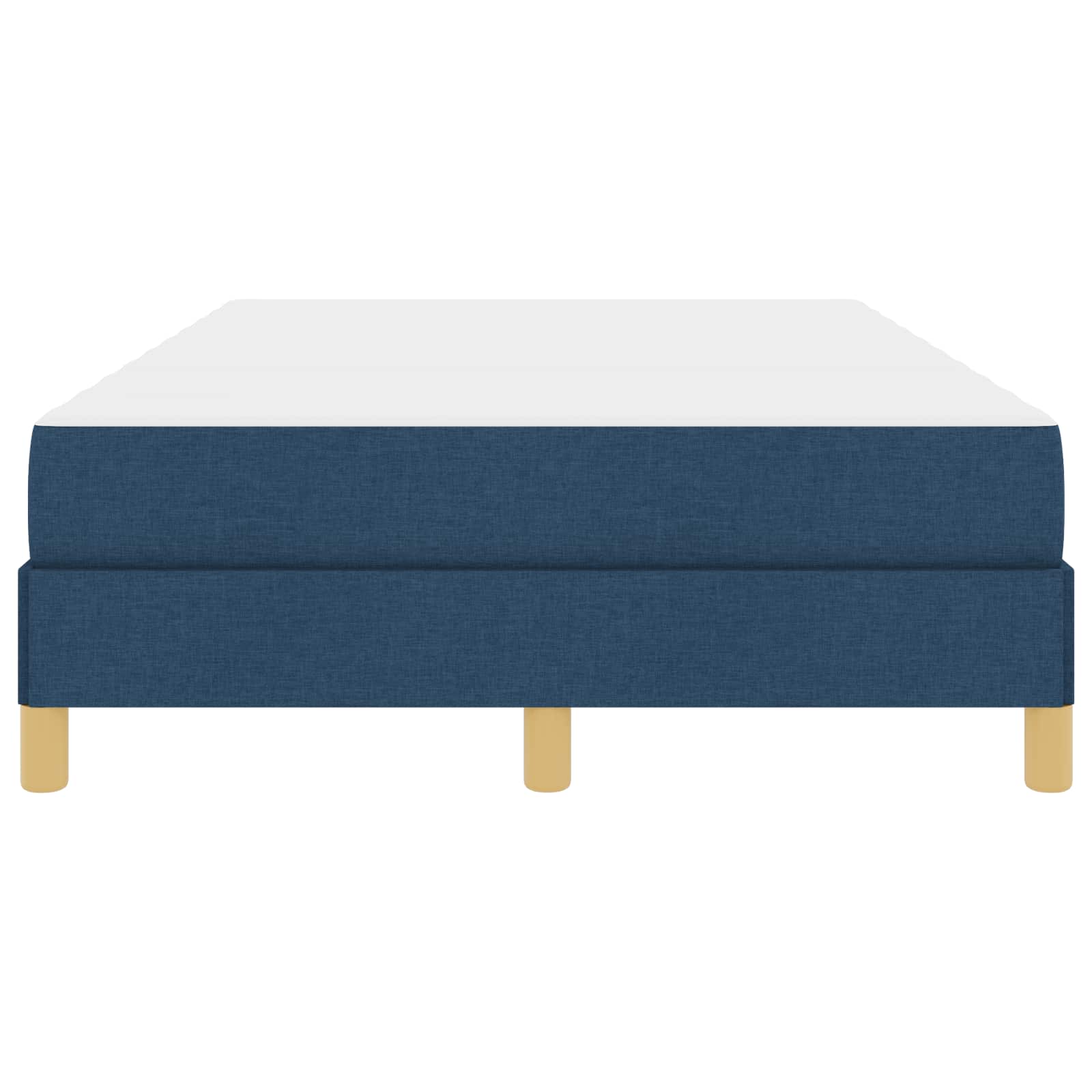 Letto a molle con materasso-Struttura Letto con Materasso Blu 120 x 200 cm Tessuto 855900