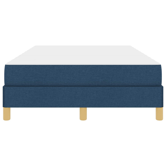 Letto a molle con materasso-Struttura Letto con Materasso Blu 120 x 200 cm Tessuto 855900
