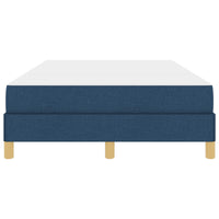 Letto a molle con materasso-Struttura Letto con Materasso Blu 120 x 200 cm Tessuto 855900