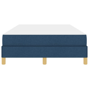 Letto a molle con materasso-Struttura Letto con Materasso Blu 120 x 200 cm Tessuto 855900