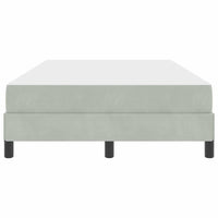 Letto a molle con materasso Grigio chiaro 120 x 210 cm Tessuto 3398737