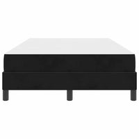 Letto a molle con materasso Nero 120 x 210 cm Tessuto 3398739