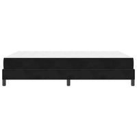 Letto a molle con materasso Nero 140 x 210 cm Tessuto 3398745