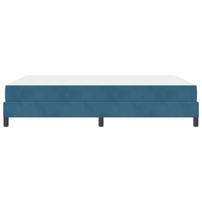 Letto a molle con materasso Blu Scuro 140 x 210 cm Tessuto 3398747