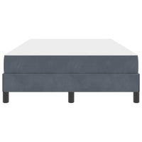 Letto a molle con materasso Grigio scuro 120 x 220 cm Tessuto 3398786